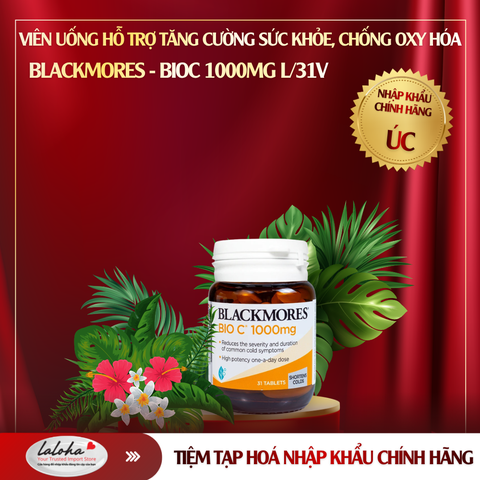 VIÊN UỐNG BỔ SUNG VITAMIN C | BLACKMORES | BIO C 1000MG | 31 VIÊN/LỌ