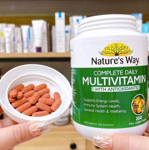 VIÊN UỐNG BỔ SUNG VITAMIN TỔNG HỢP & KHOÁNG CHẤT | NATURE'S WAY - ÚC | 200V