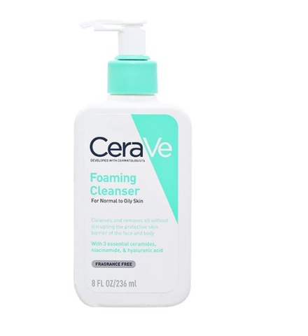 SỮA RỬA MẶT CHO DA DẦU | CERAVE | FOAMING CLEANSER |236ML