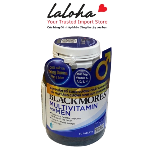 VIÊN UỐNG HỖ TRỢ SỨC KHỎE NAM GIỚI | BLAKMORES - ÚC | MULTI VITAMINS | 50V