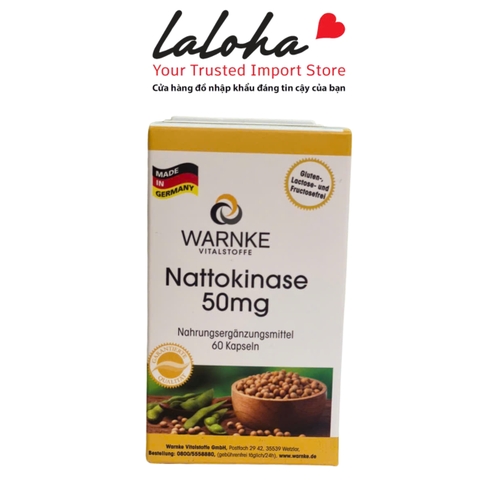 VIÊN UỐNG NATTOKINASE | WARNKE - ĐỨC | 60V
