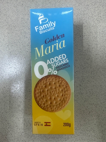 Bánh Quy Family Biscuits Golden Maria Không Đường - Tây Ban Nha 200gr