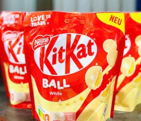 BÁNH KITKAT BALL WHITE VIÊN TRÒN | NHẬT BẢN | GÓI 130G