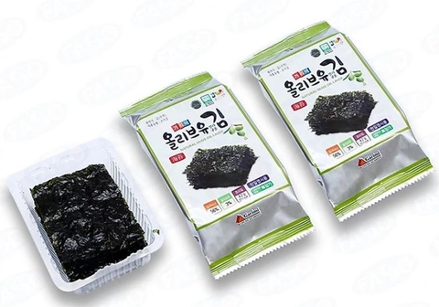 LÁ KIM DẦU ĂN LIỀN VỊ OLIU | GARIMI - HÀN QUỐC | 12.6G (bịch 3 gói)