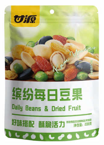 ĐẬU MIX TỔNG HỢP | KAM YUENS - TRUNG QUỐC | HOA QUẢ | 208G
