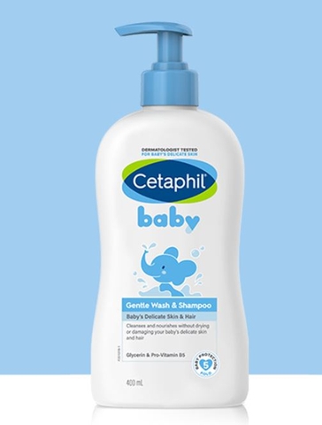 SỮA TẮM GỘI DỊU LÀNH CHO BÉ | CETAPHIL | BABY GENTLE WASH & SHAMPOO | 230ML