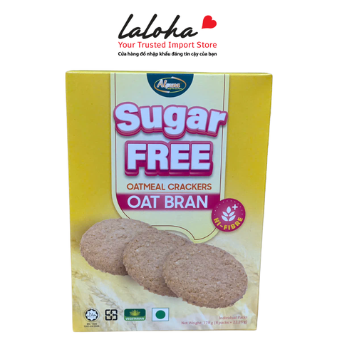 BÁNH QUY GIÒN KHÔNG ĐƯỜNG | DIGESTIVE -MALAYSIA | OAT BRAN | 178g