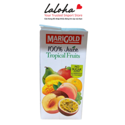 NƯỚC ÉP KHÔNG ĐƯỜNG | MARIGOLD - MALAYSIA | HOA QUẢ NHIỆT ĐỚI | 1000ML