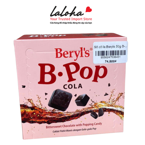 SOCOLA | BERYLS BPOP - MALAYSIA | COLA | 50G