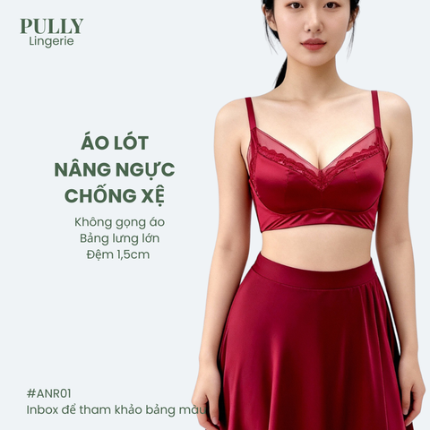 Áo Lót Nâng Ngực Không Gọng Đệm 1,5cm PULLY LINGERIE ANR01