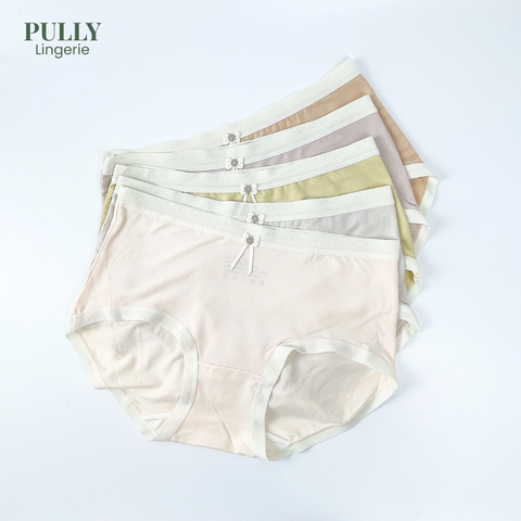 Quần lót cotton trơn mềm mại thoáng mát PULLY LINGERIE CT03