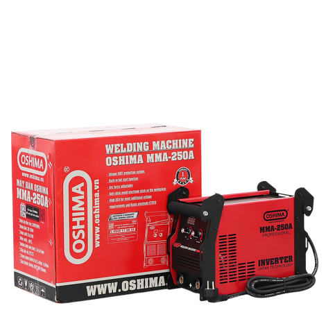 Máy hàn điện tử OSHIMA MMA250A 9.6KVA Đỏ