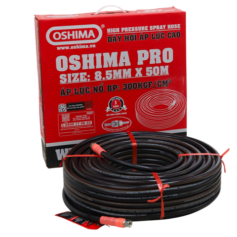 Ống nhựa OSHIMA Pro 8.5mm x 50m Đen