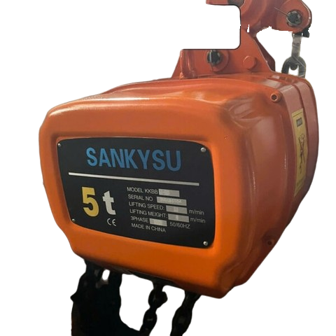 Pa lăng xích điện SANKYSU KKBB05-02 380V 5 tấn cố định