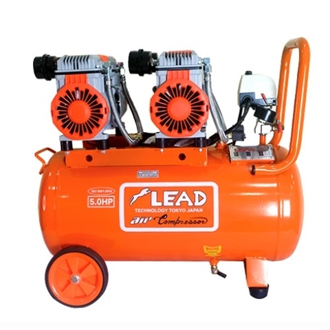 Máy Nén Khí Không Dầu Lên Hơi Nhanh 5HP 50L Lead LE 50-50