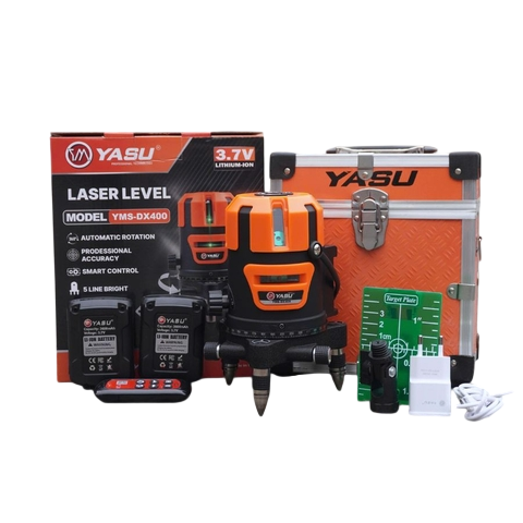 MÁY CÂN BẰNG LASER YMS-DX400 5 TIA XANH PHIÊN BẢN ĐẾ XOAY TỰ ĐỘNG