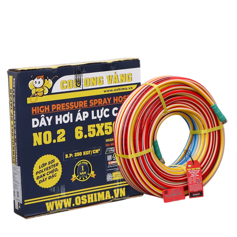 Dây phun Con Ong Vàng NO.2 8.5mm x 50m 4 màu