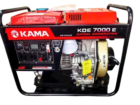 Máy Phát Điện Chạy Dầu 5Kw Kama KDE7000E Đề