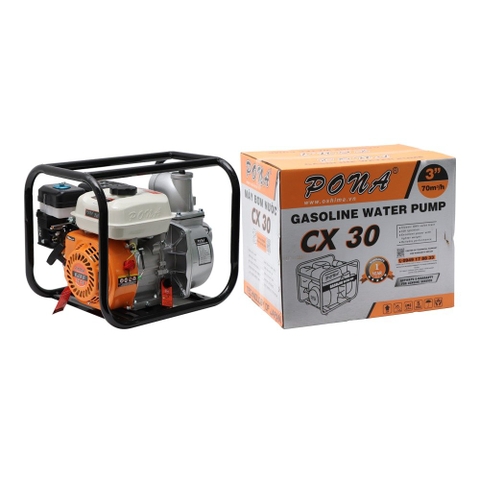 Máy bơm xăng chạy xăng 4 thì Pona CX30 6.5HP
