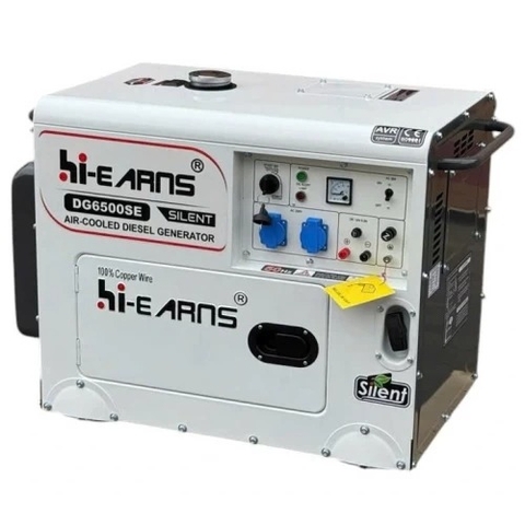 Máy Phát Điện Chạy Dầu 5KW Hi-Earns DG6500SE
