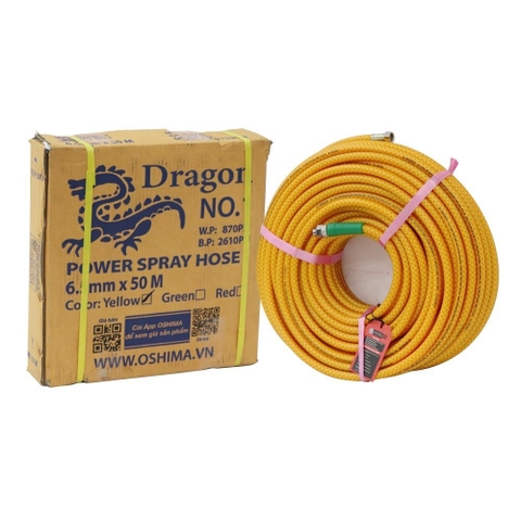 Dây phun Dragon No.1 6.5mm x 50m Vàng