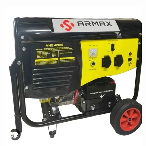 Máy Phát Điện Chạy Xăng 5Kw Armax AHE-6900 Đề Điện