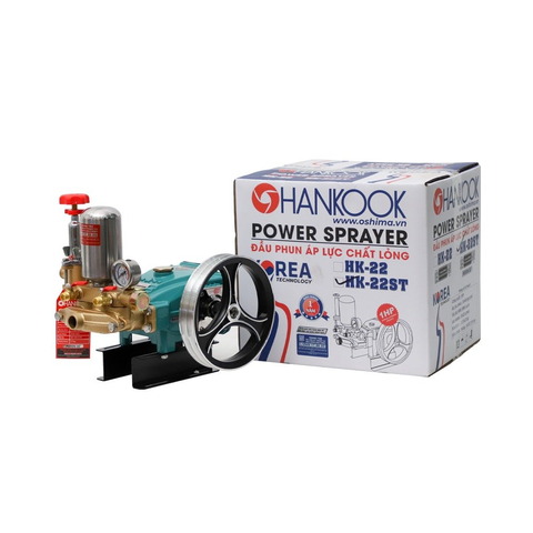 Đầu phun áp lực chất lỏng HANKOOK HK-22ST 1.0HP Xanh đậm (hoạt động bằng sức kéo động cơ)