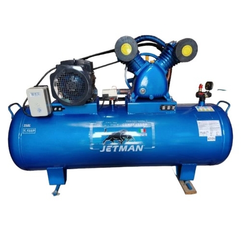Máy Nén Khí Dây Đai Jetman 250L 5.5Hp PK-55250 380V
