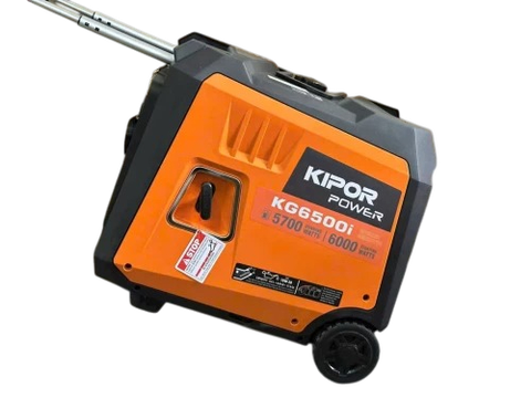 Máy Phát Điện Chạy Xăng Inverter Kipor 6kw KG6500i Siêu Cách Âm Có Đề