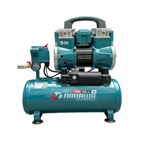 Máy Nén Khí Không Dầu Nakawa 1350W 10L NK-BH1810PRO