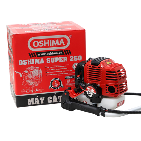 Cắt cỏ OSHIMA SUPER 260 700W Đỏ-đen 2 thì (rời, chết)