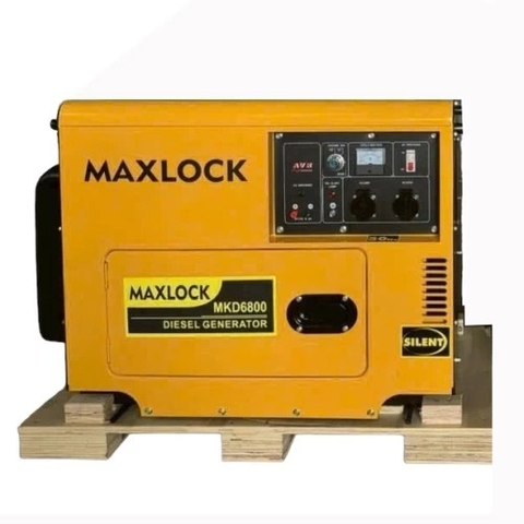 Máy Phát Điện Chạy Dầu 5Kw Maxlock MKD6800