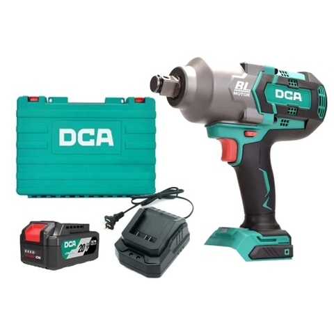 Máy Siết Bu Lông Dùng Pin DCA ADPB998 (TYPE DM) BLDC - Thân Máy, 1 Pin 20V 5ah, Sạc, Hộp Nhựa