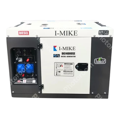 Máy Phát Điện Chạy Dầu I-Mike 9Kw DG14000SE Siêu Chống Ồn