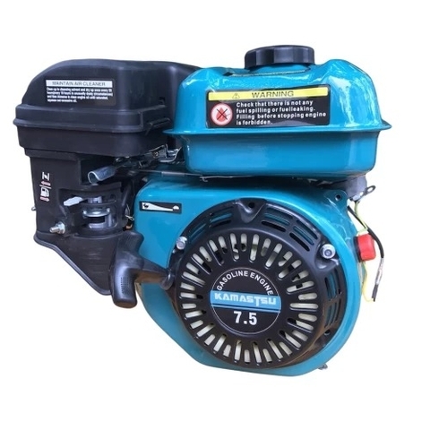 Động Cơ Xăng 7.5Hp Kamastsu GX230 Zen hoa (Màu xanh)