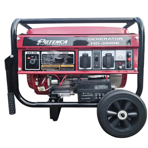 Máy Phát Điện Chạy Xăng 3Kw Potenca HD-3900E Đề điện