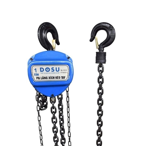 Pa lăng xích kéo tay DOSU 1T-3M 1 tấn 3m