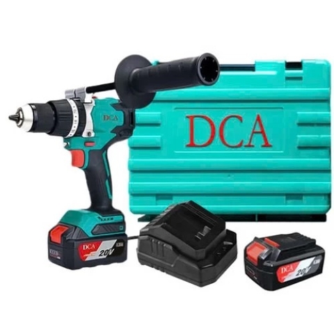 Máy Khoan Động Lực Dùng Pin DCA ADJZ03-13 (TYPE EM) BLDC - Thân Máy, 2 Pin 20V 4ah, Sạc, Hộp Nhựa