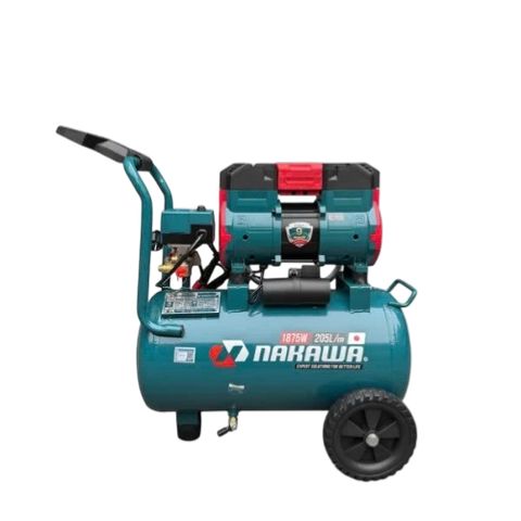 Máy Nén Khí Không Dầu Tốc Nhanh Siêu Êm 1875W 30L Nakawa NK-BH2530PLUS