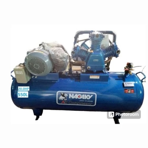 Máy Nén Khí Dây Đai 20HP 550L Nagaky NA-200500 380V