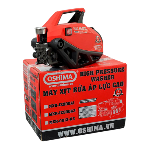 Máy rửa xe Oshima MXR-JZ900A1 2.5kW Đỏ Điện 1 pha