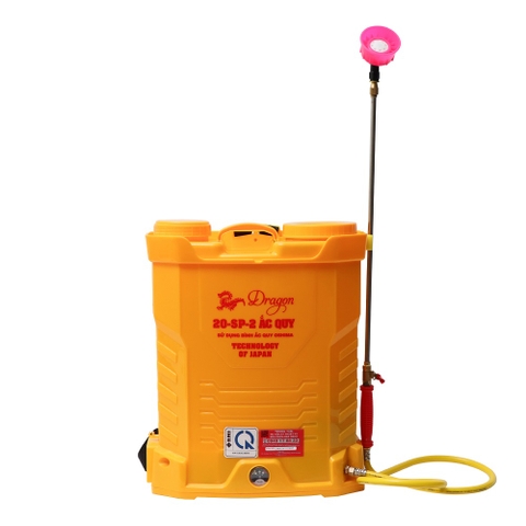 Bình xịt điện Dragon 20SP-2 ắc quy Vàng Bình ắc qui 12V12Ah