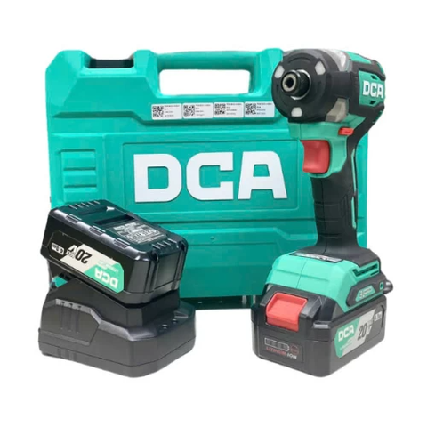 Máy Vặn Vít Dùng Pin DCA ADPL208 (TYPE EM) BLDC - Thân Máy, 2 Pin 20V 4ah, Sạc, Hộp Nhựa