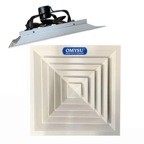 Quạt Hút Âm Trần Công Nghiệp Không Ống Omysu AT-450
