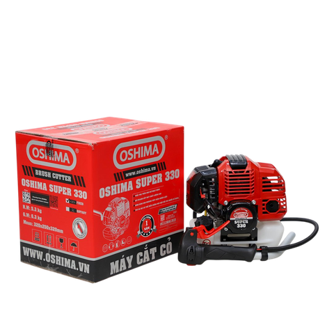 Cắt cỏ OSHIMA SUPER 330 900W Đỏ-đen 2 thì (rời, chết)