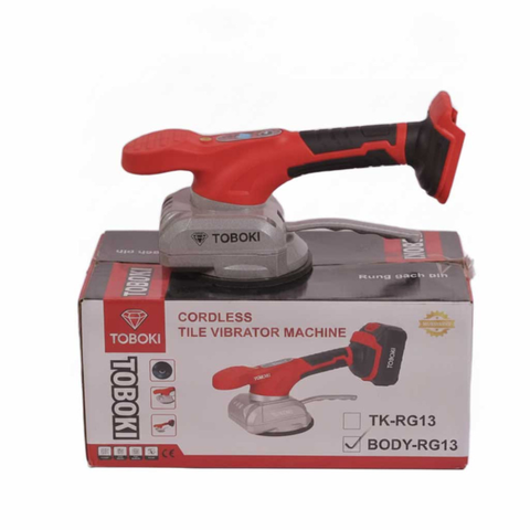 MÁY RUNG HÍT GẠCH LÁT NỀN PIN 21V TOBOKI TK-RG13