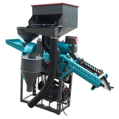 Khung, cối xát nghiền gạo Huspanda HNF-4UDP (Pulley đảo chiều - Không Motor - Không sàng lọc sạn rung)