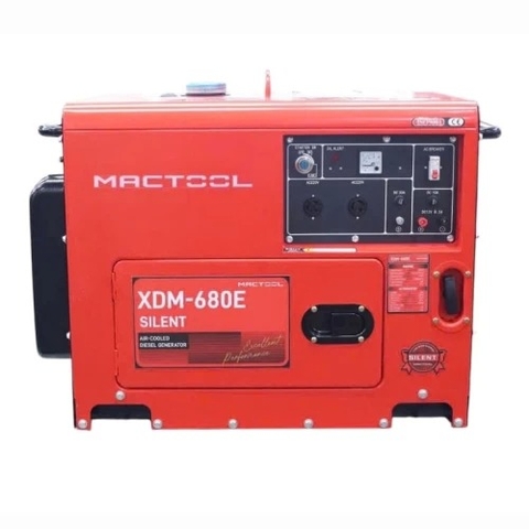 Máy Phát Điện Chạy Dầu 5Kw Mactool XDM-680E