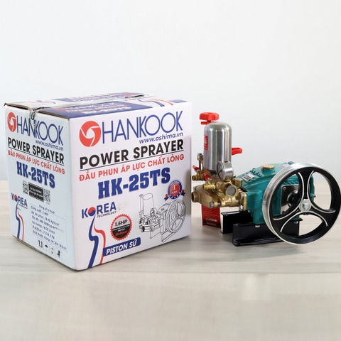 Đầu phun áp lực chất lỏng HANKOOK HK-25TS 1.5HP Xanh dương