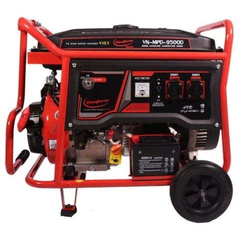 Máy Phát Điện Chạy Xăng 7Kw Vinafarm VN-MPD-9500D Đề